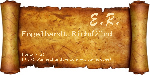 Engelhardt Richárd névjegykártya
