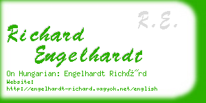 richard engelhardt business card